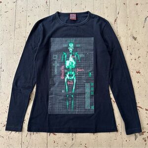 1996 Jean Paul Gaultier X-ray Cyber Skeleton Shirt